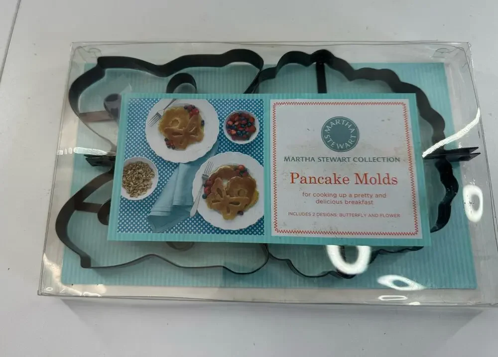 Martha Stewart Butterfly & Flower Pancake Molds - NEW
